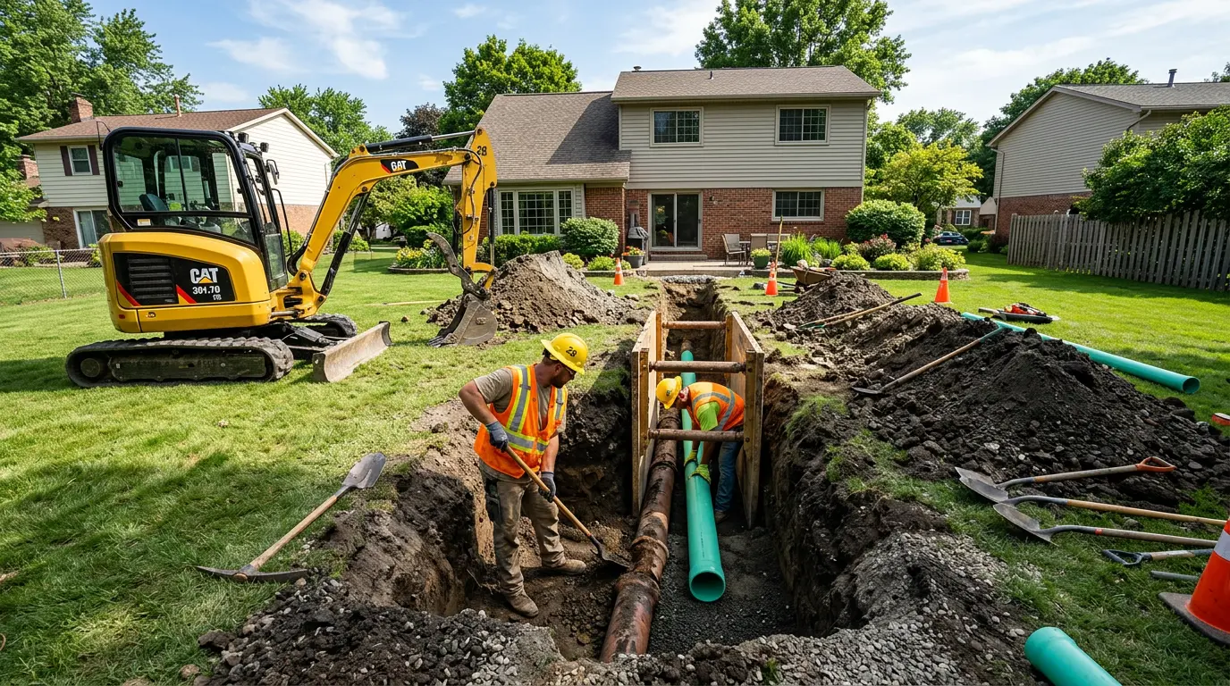 Sewer Line Installation in Woodstock, VA